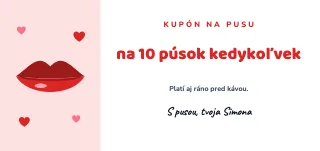Vzor kupónu: Kupón na pusu