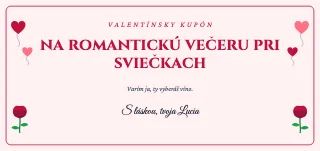 Vzor kupónu: Valentínsky kupón